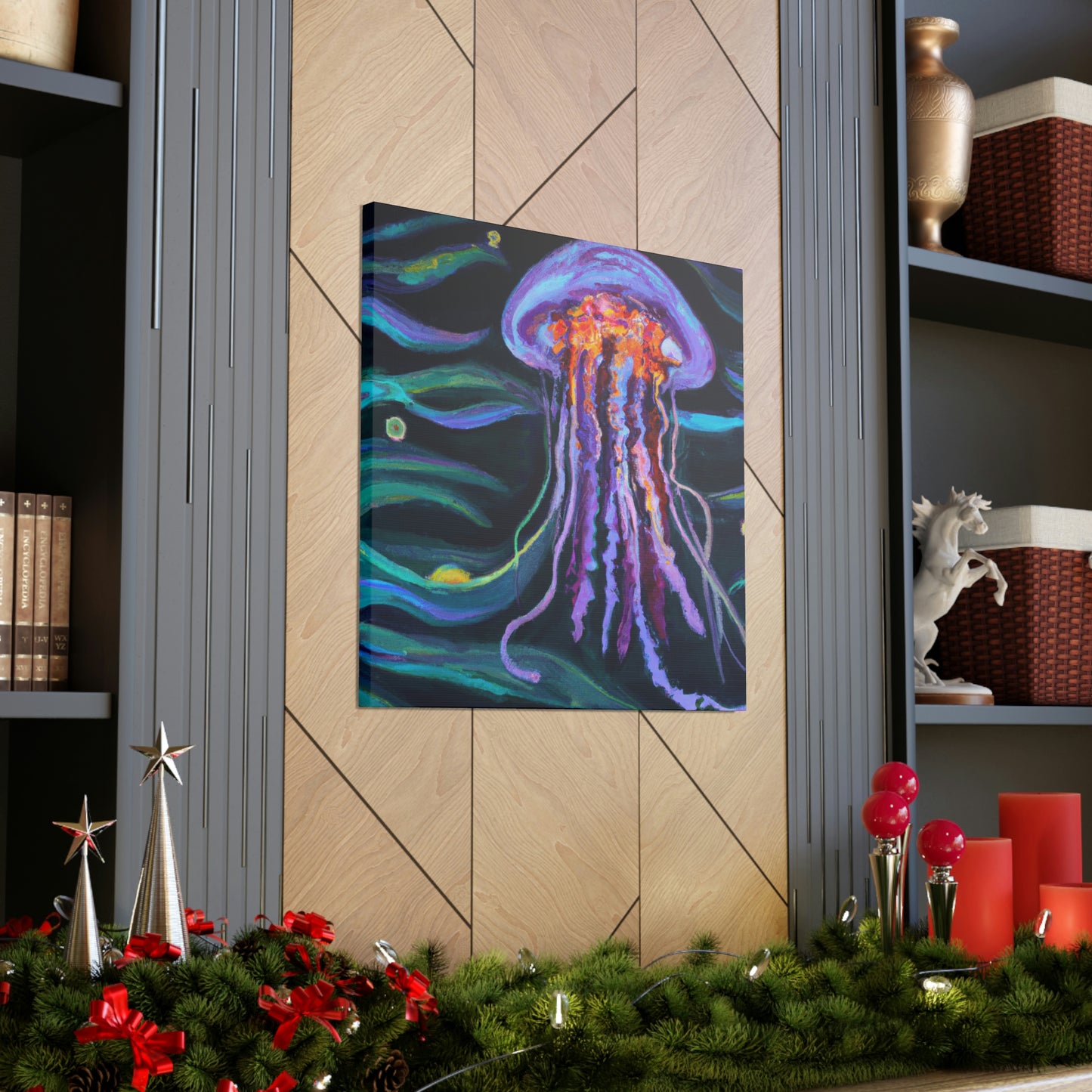 "Jellyfish Dream Streams" - Canvas