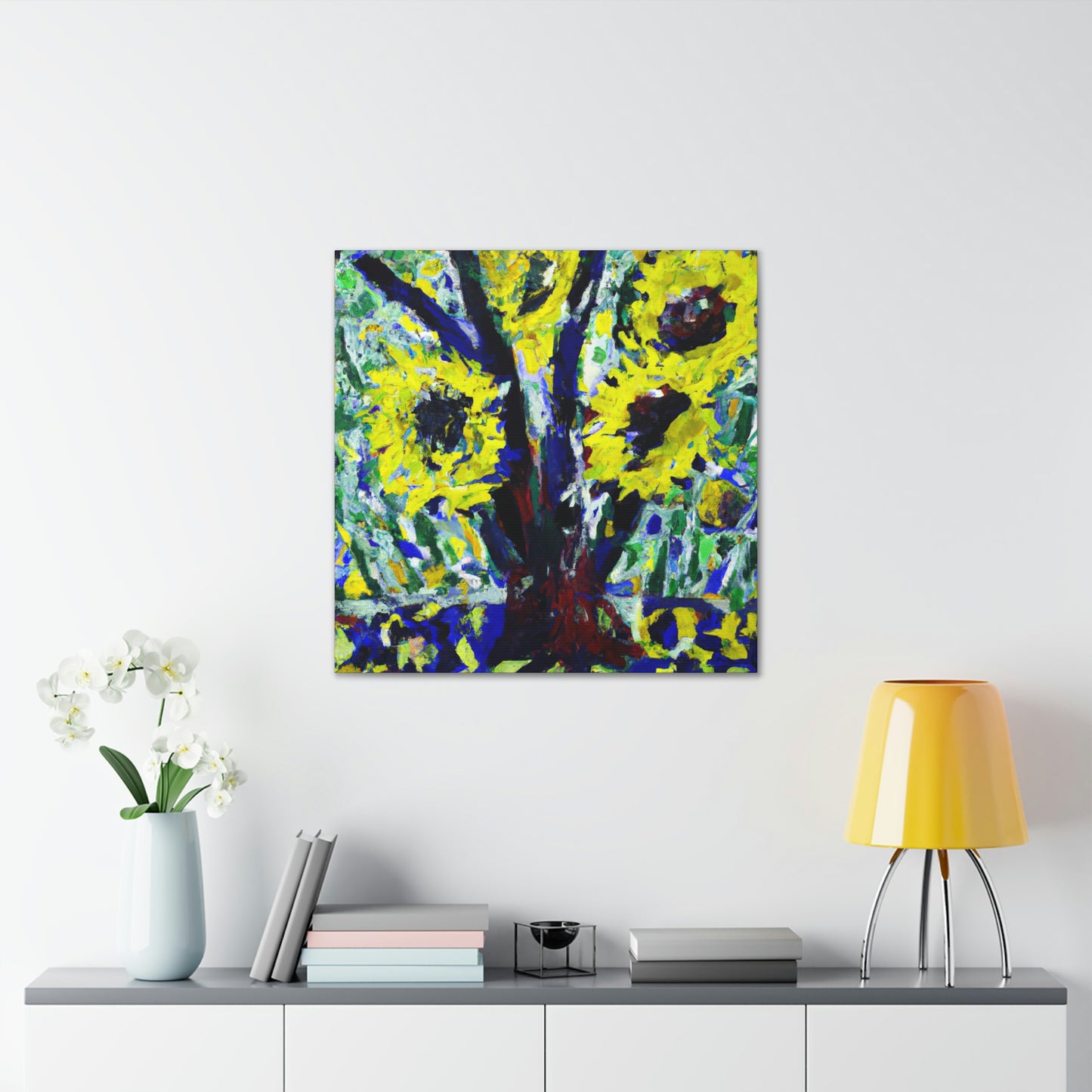 Sunflower in Abstraction - Canvas