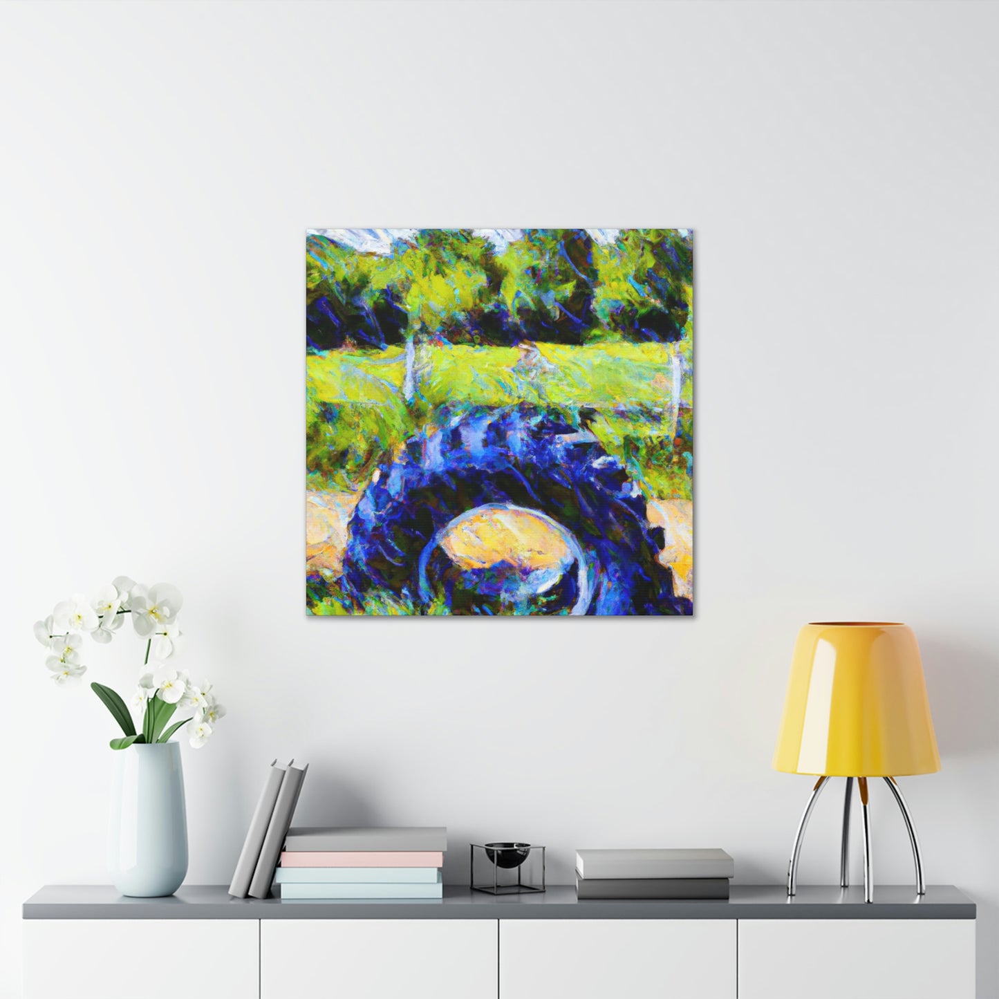 Tire in Impressionism - Canvas