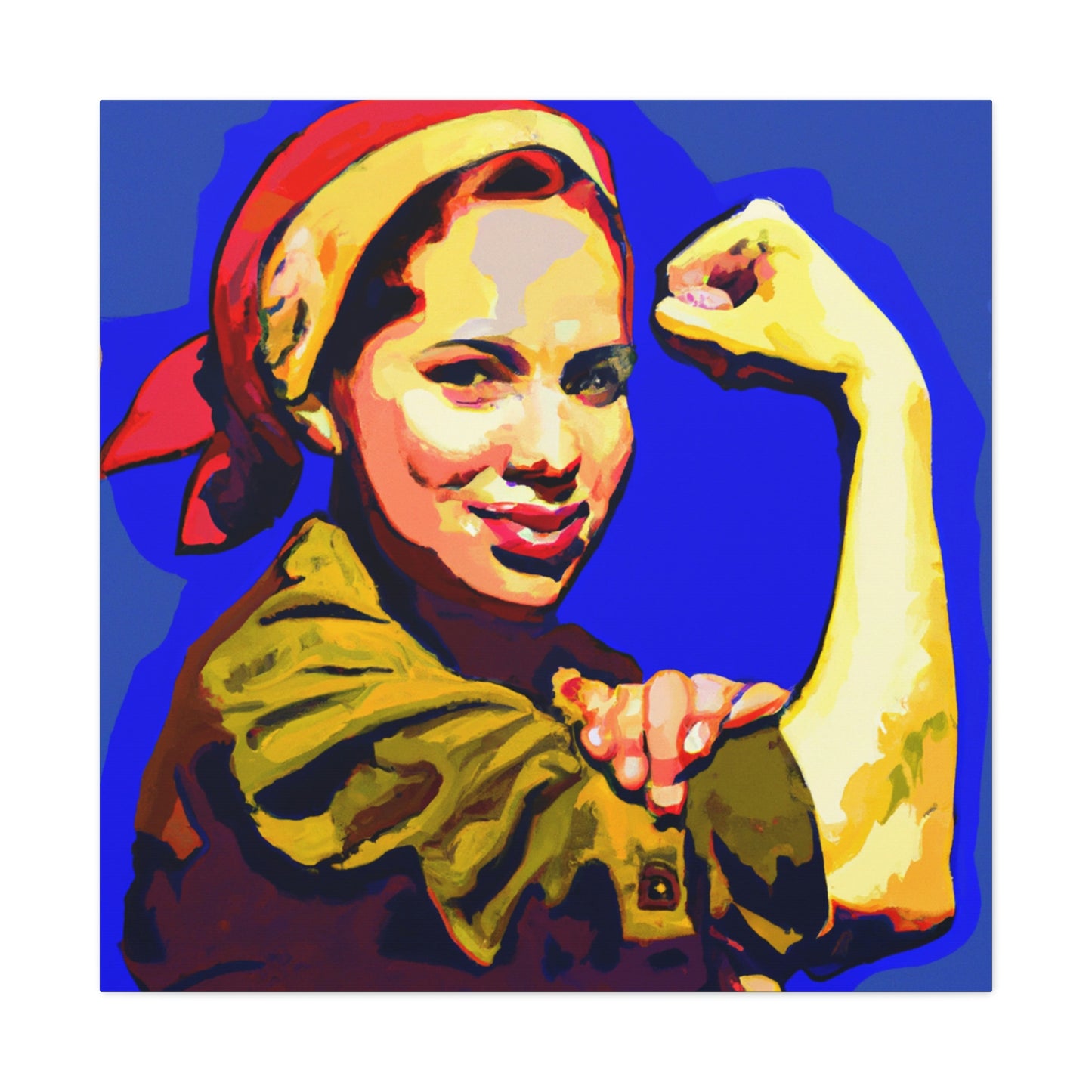 "Rosie the Revolutionary Woman" - Canvas