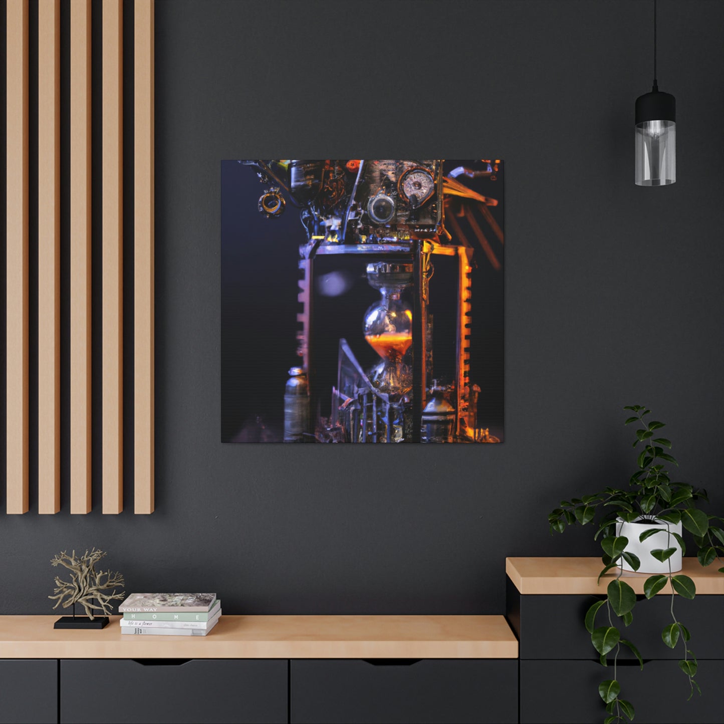 Mechanical Time Machine Art - Canvas