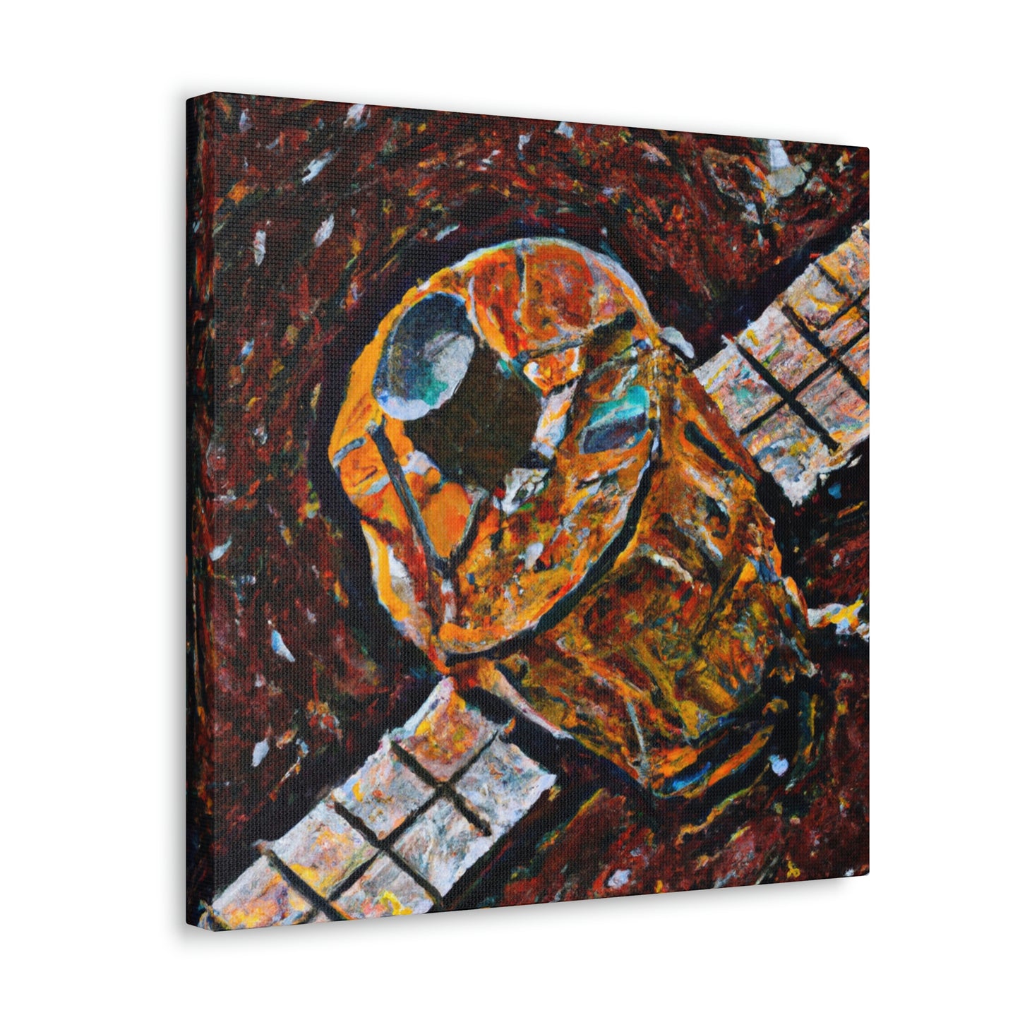 Satellite in Orbit Beauty - Canvas