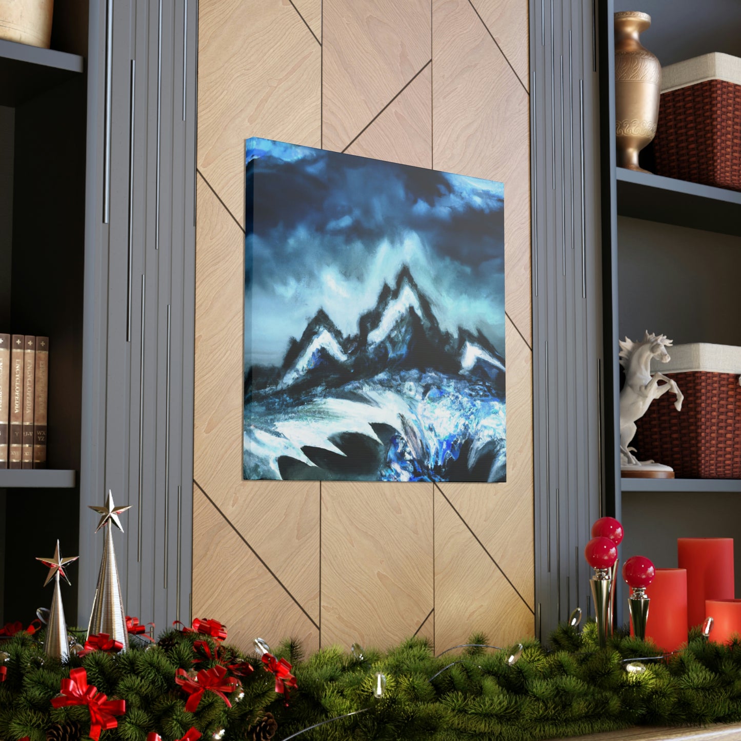 "Snowy Mountain Majesty" - Canvas