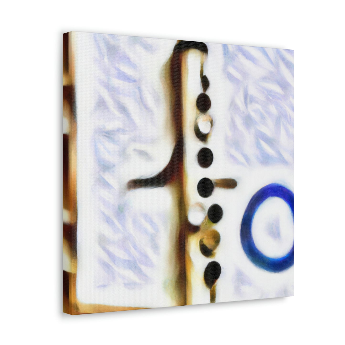 "Flute's Melodic Tones" - Canvas