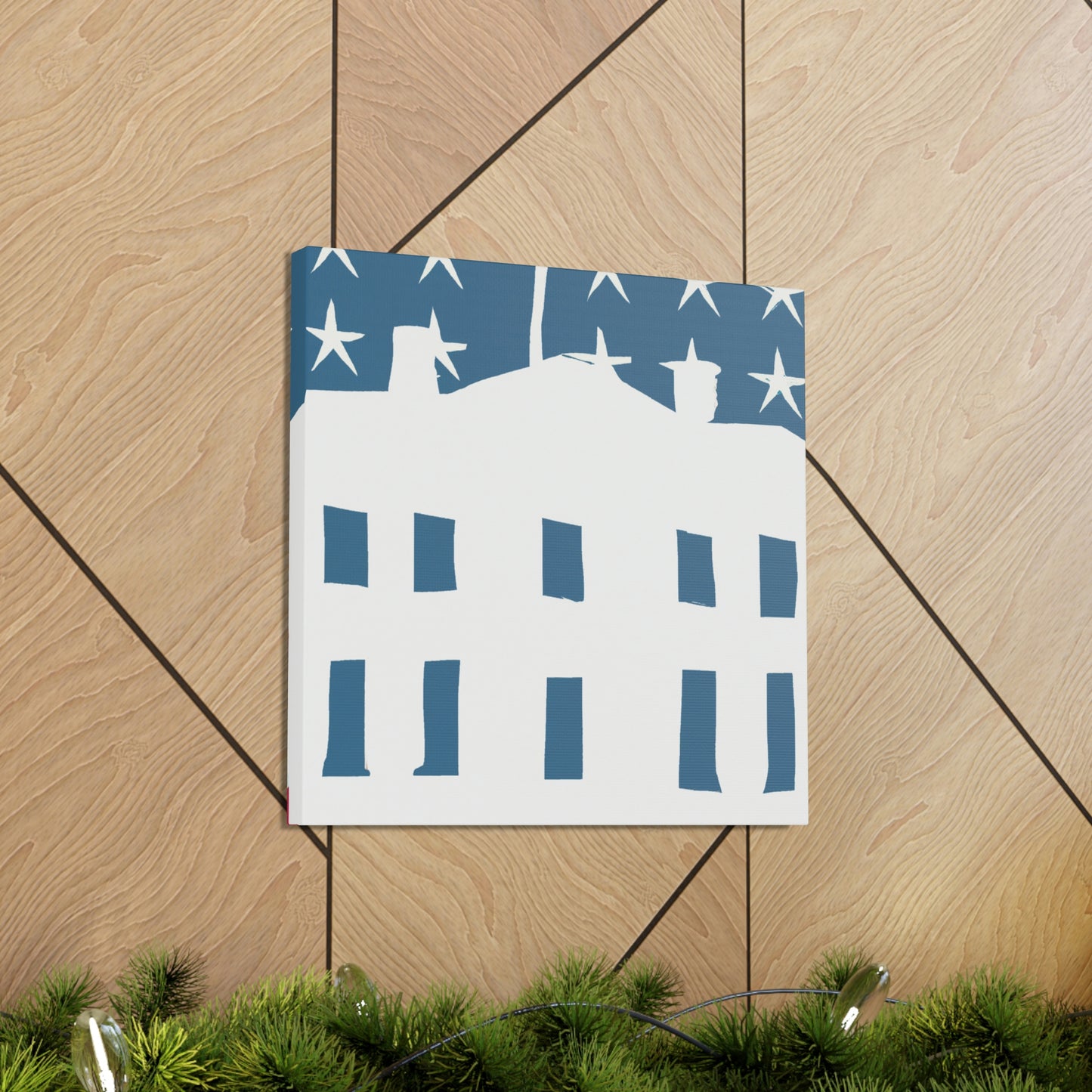 "White House Simplicity" - Canvas