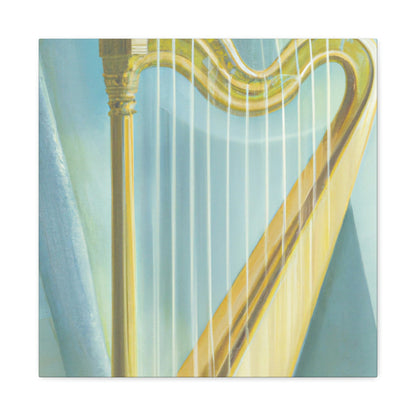 "Harp in Art Deco" - Canvas