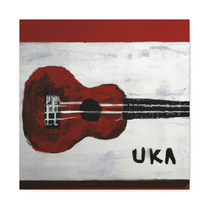 "Ukulele Minimalism Dream" - Canvas