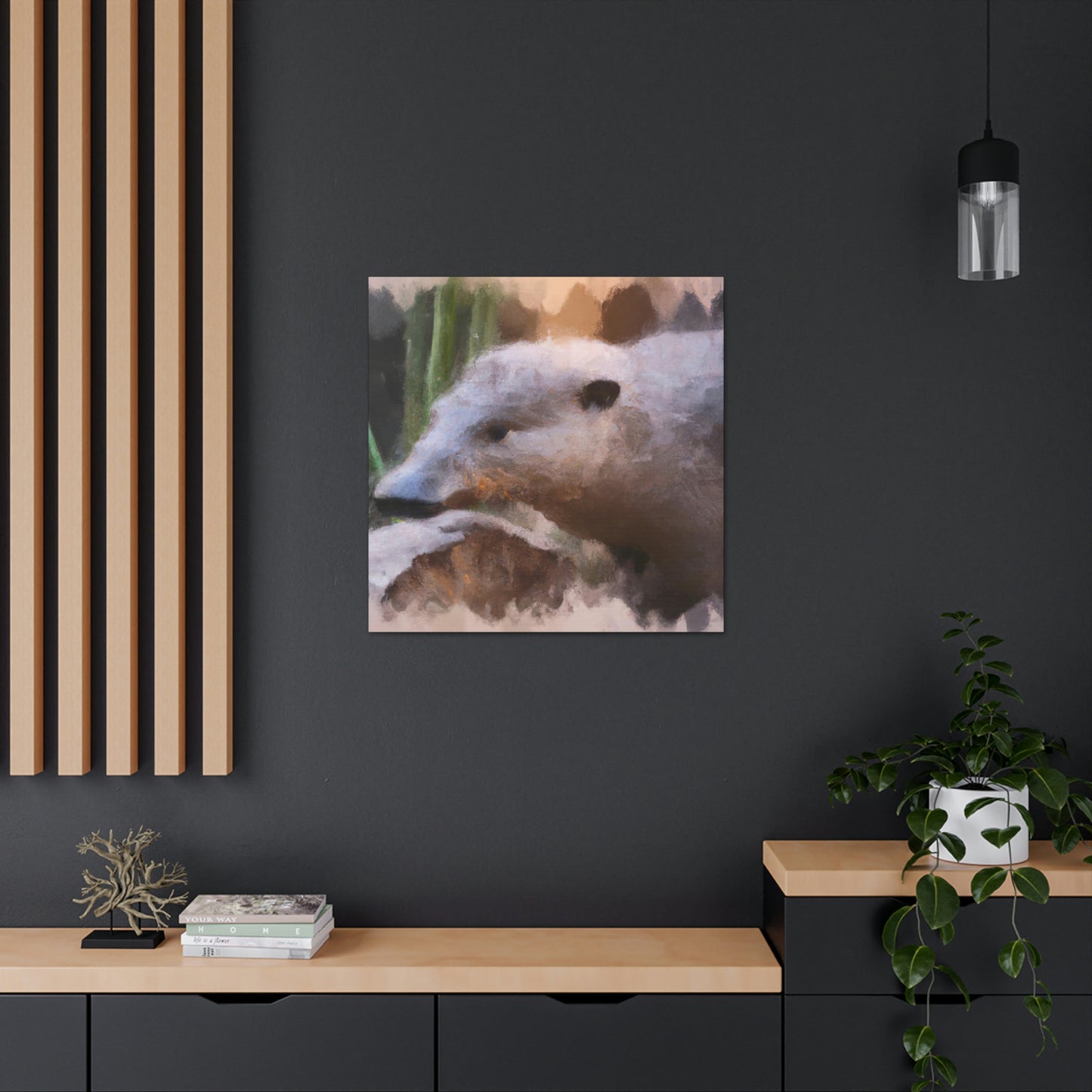 "Platypus Portrait Abstract" - Canvas