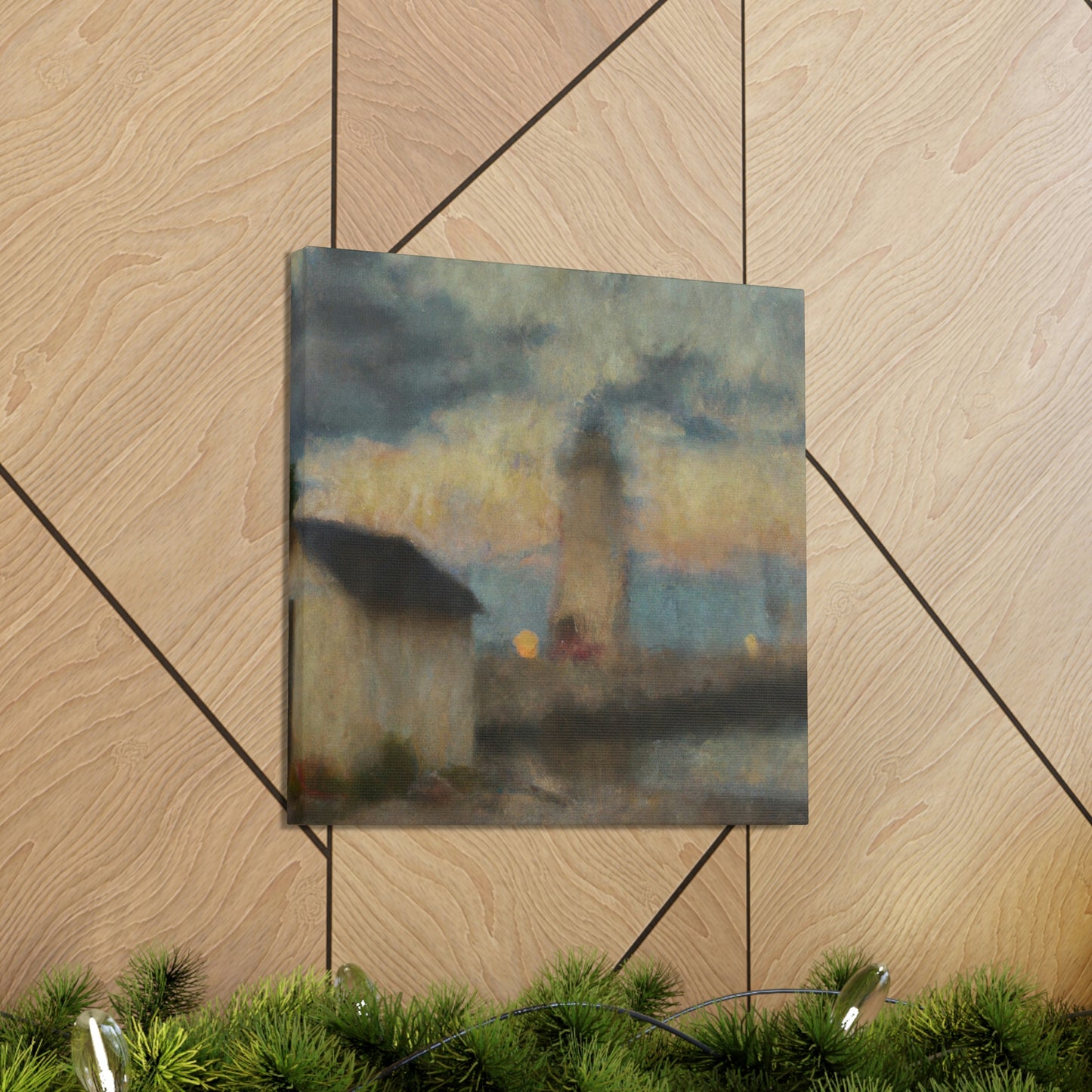 "Lighthouse on the Coast" - Canvas