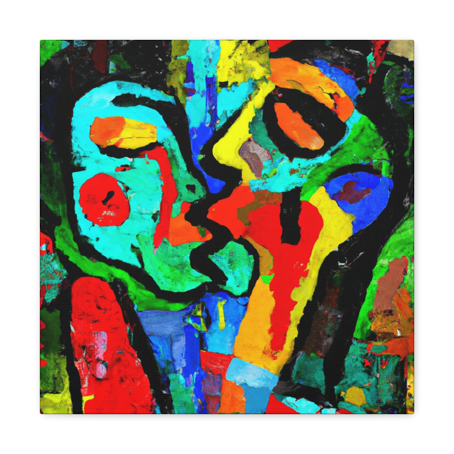 Love's Ardent Embrace - Canvas