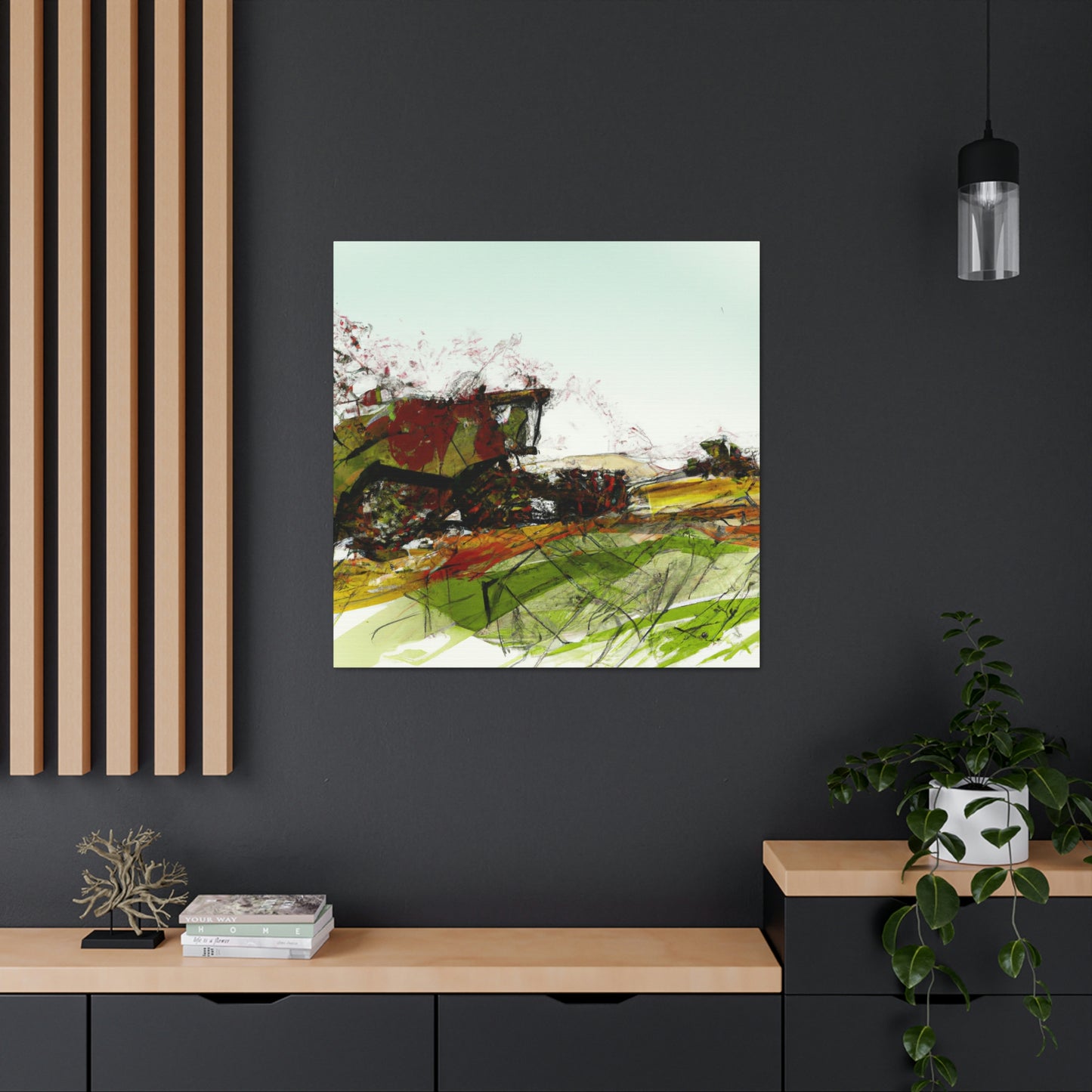 Harvesters in Harvest Time - Canvas