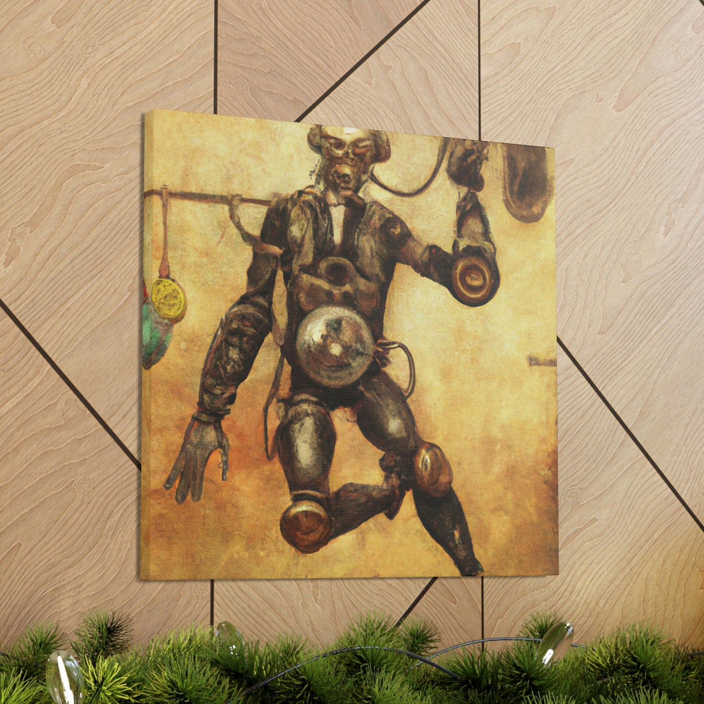 "Martial Arts Steampunk Mastery" - Canvas