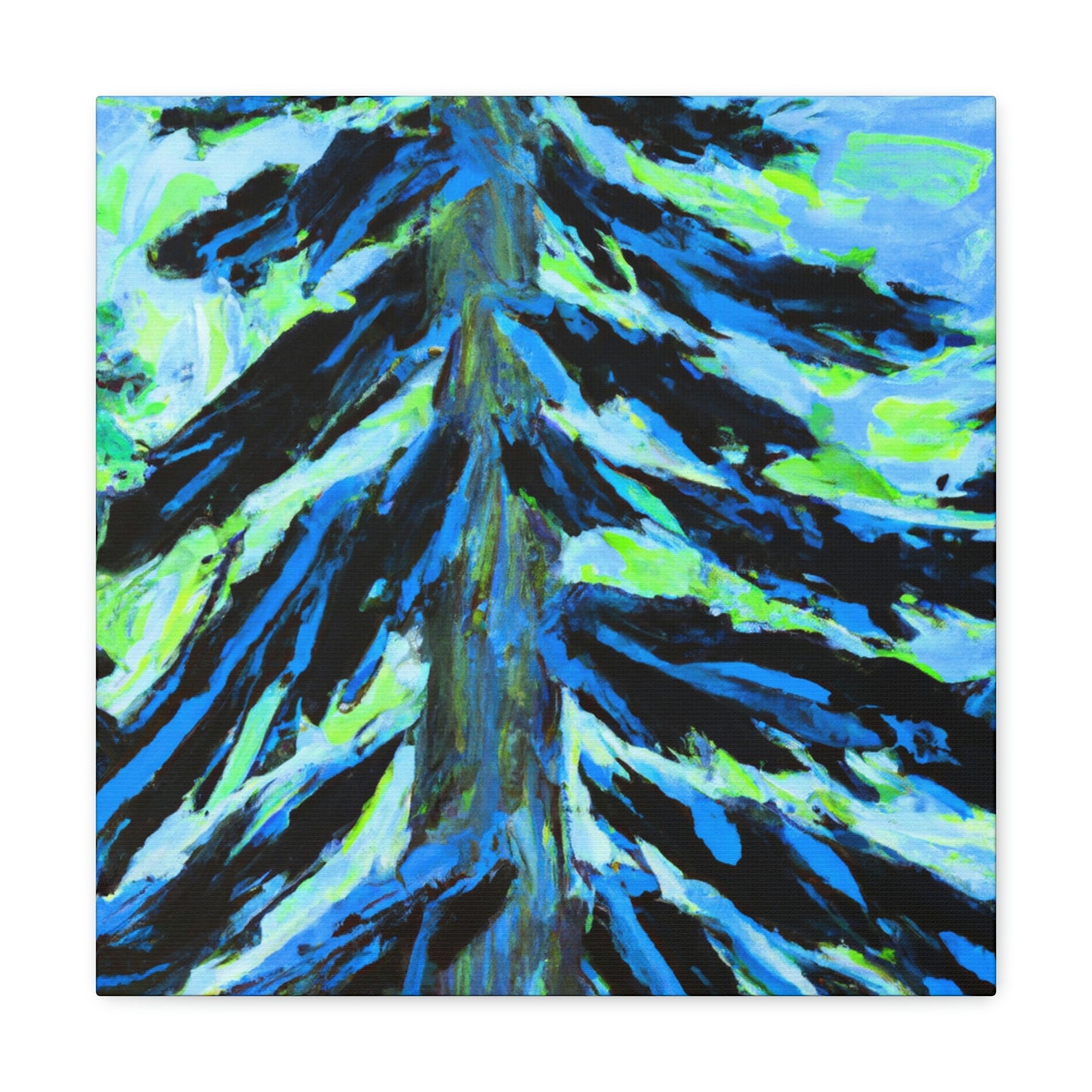 Spruce Tree Splendor - Canvas