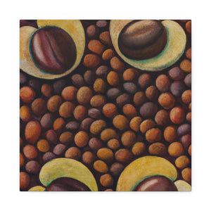 "Coffee Bean Harvesting" - Canvas