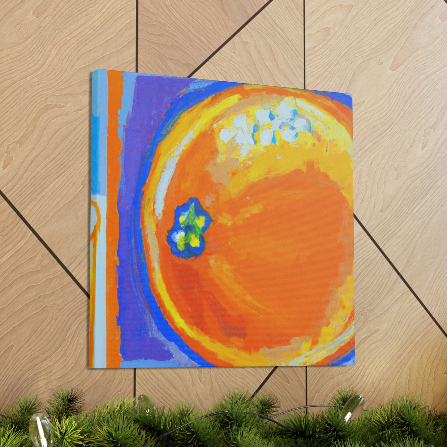 "Orange Abstract Brilliance" - Canvas