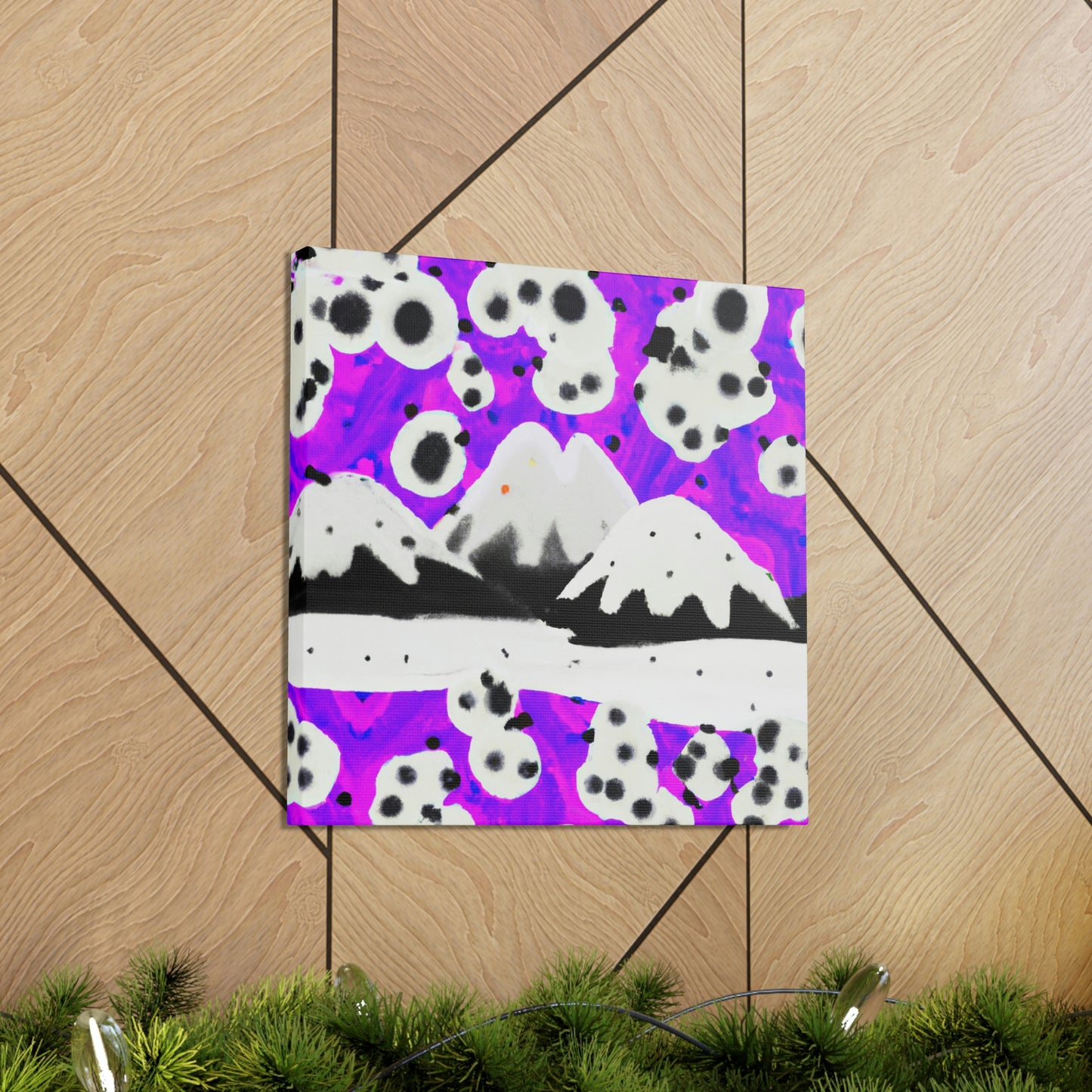 Snowy Mountain Majesty - Canvas