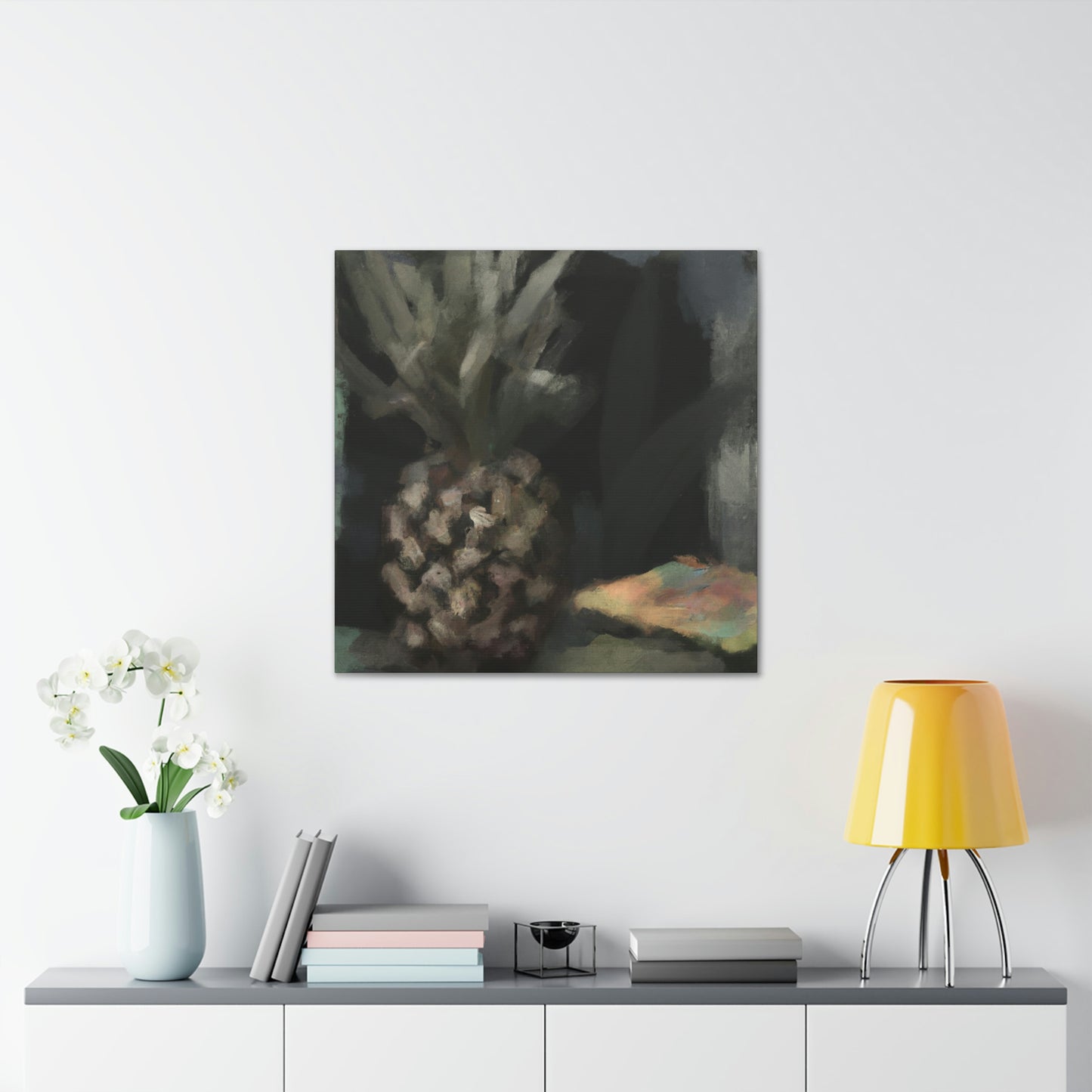 "Pineapple in Expressionism" - Canvas