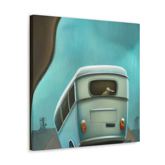 "Camper Van Onward Travel" - Canvas