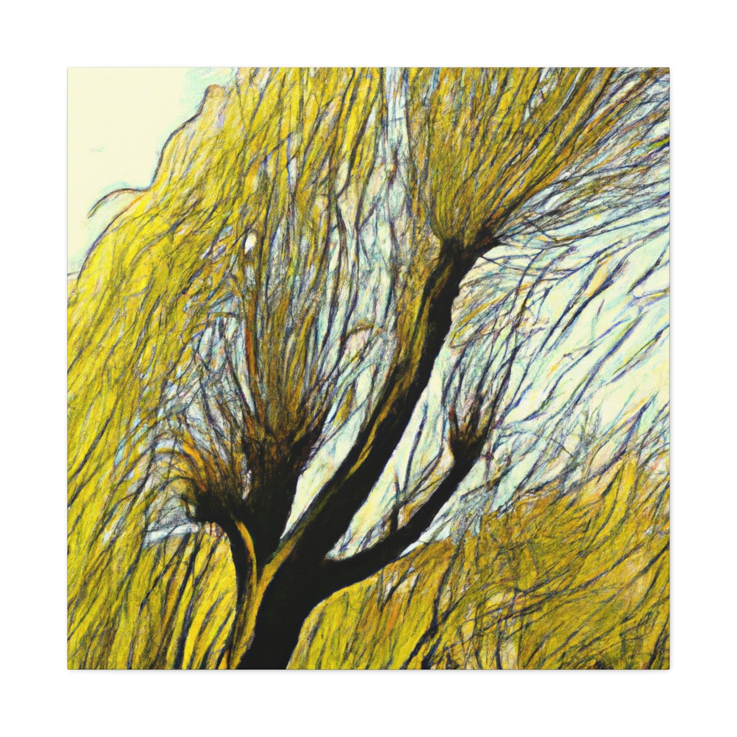 "Willow Tree Reminiscence" - Canvas