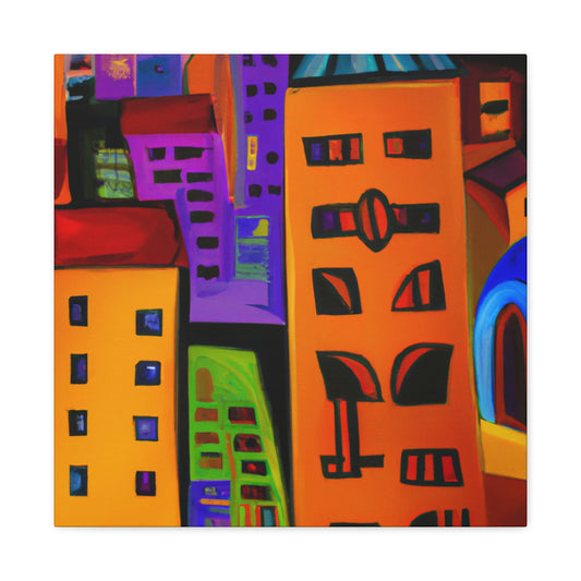 "Deco Dream Fauvist" - Canvas