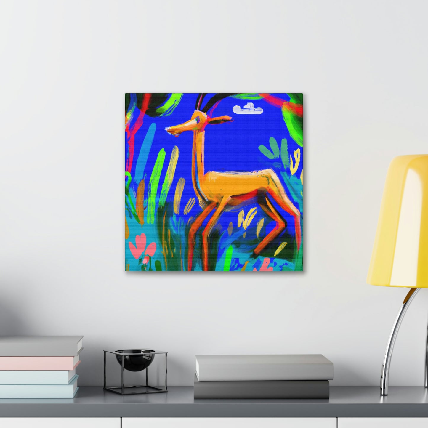 Gazelle in Expressionism - Canvas