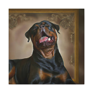 Rottweiler in Baroque - Canvas