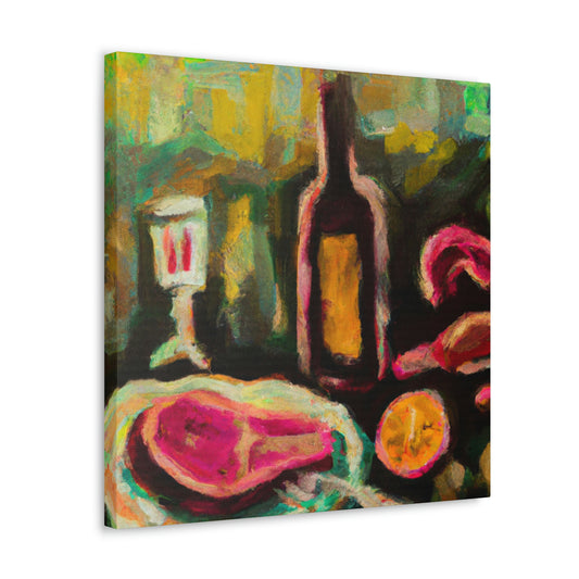 Steak on a Palette - Canvas