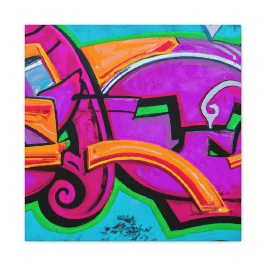 Vibrant City Expression - Canvas