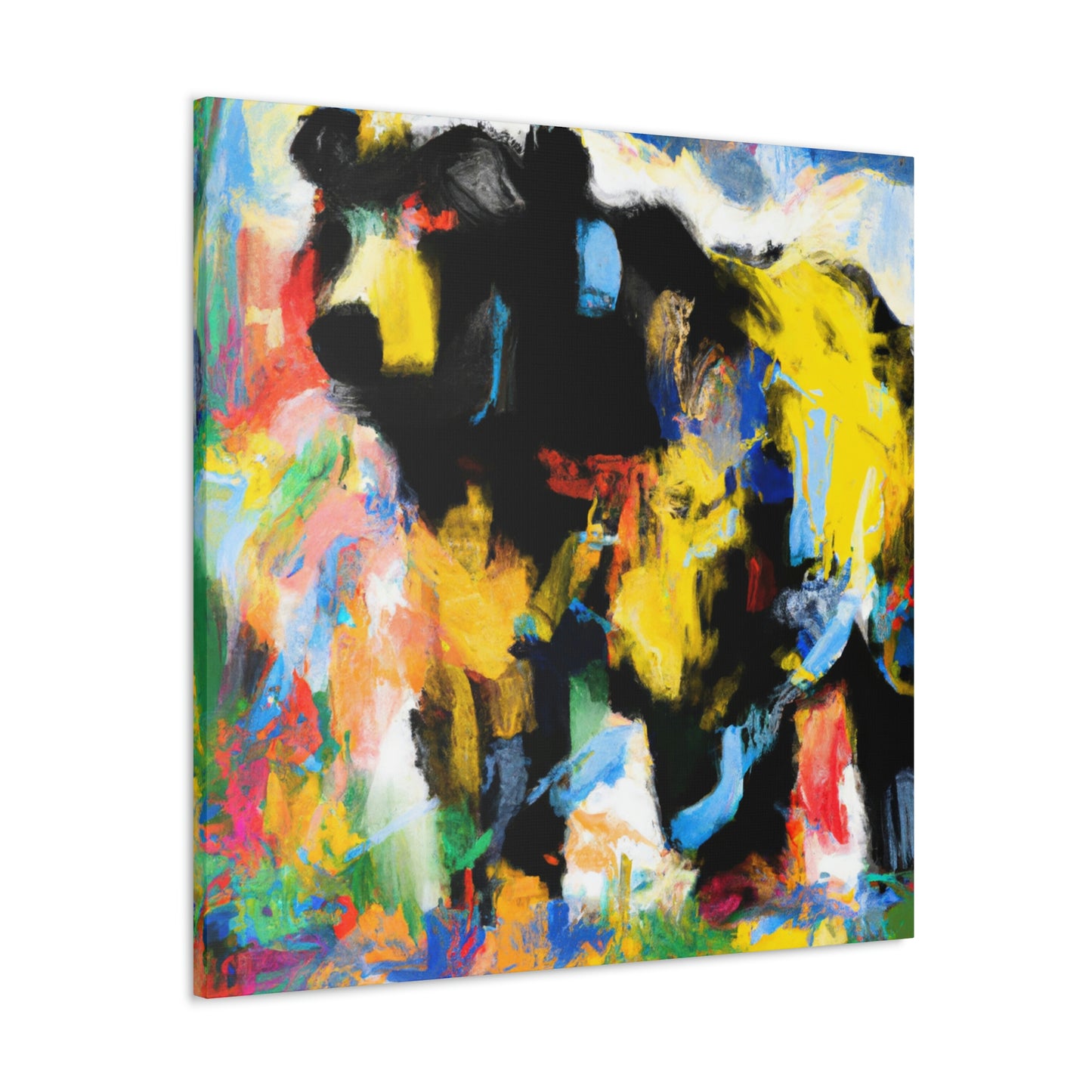 Black Bear Expressionism - Canvas