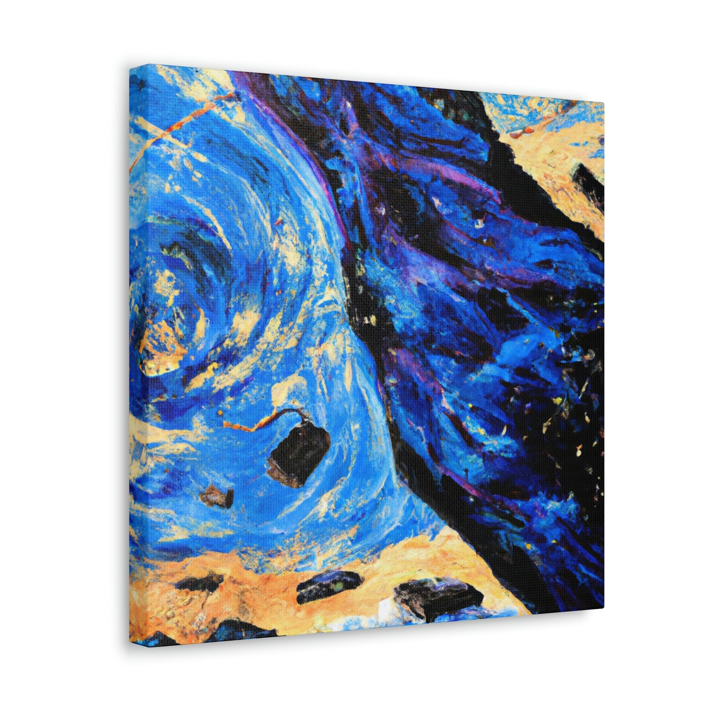 "Oceanic Expressionism Ablaze" - Canvas