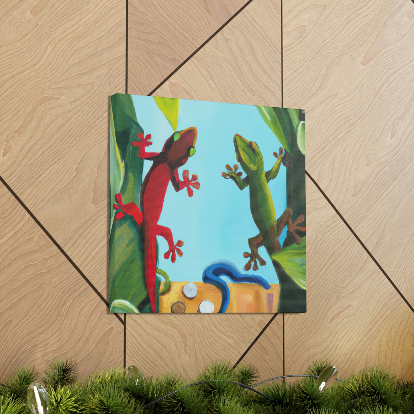 "Geckos on Canvas" - Canvas