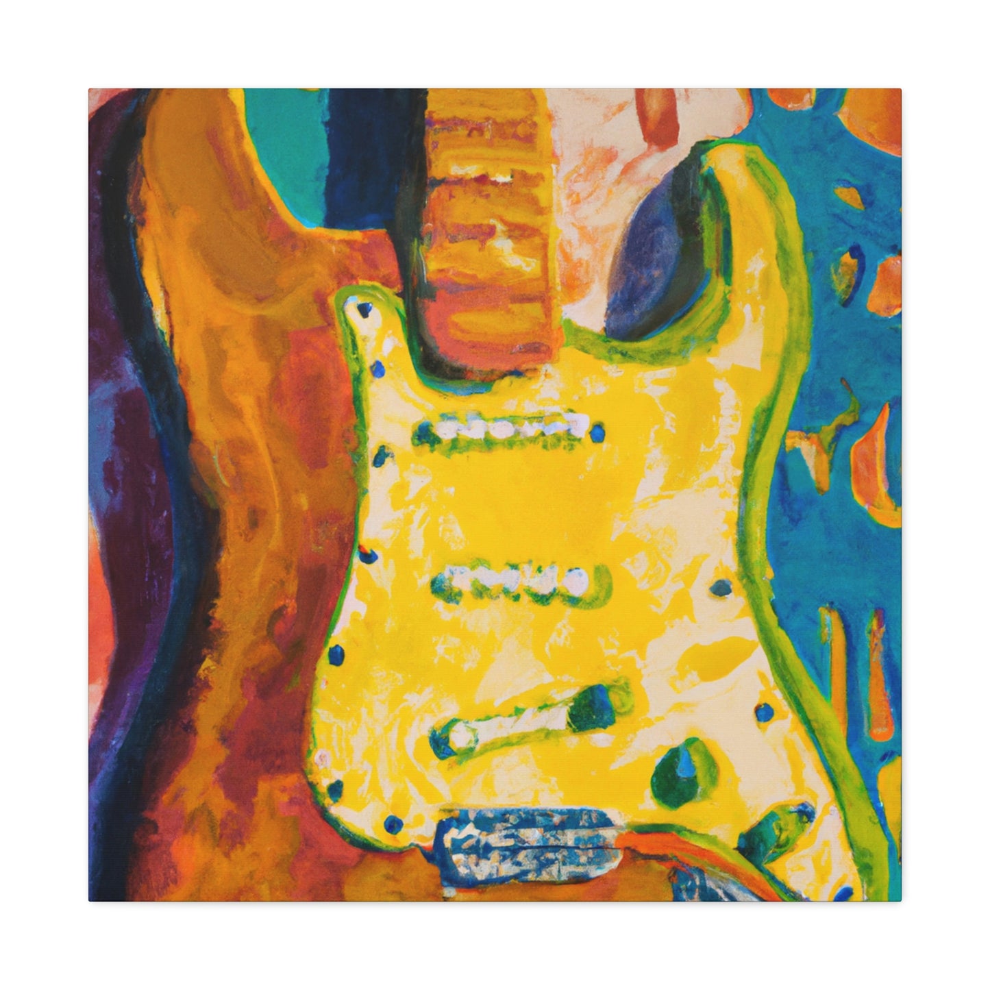 Fender Through Expressionism - Canvas