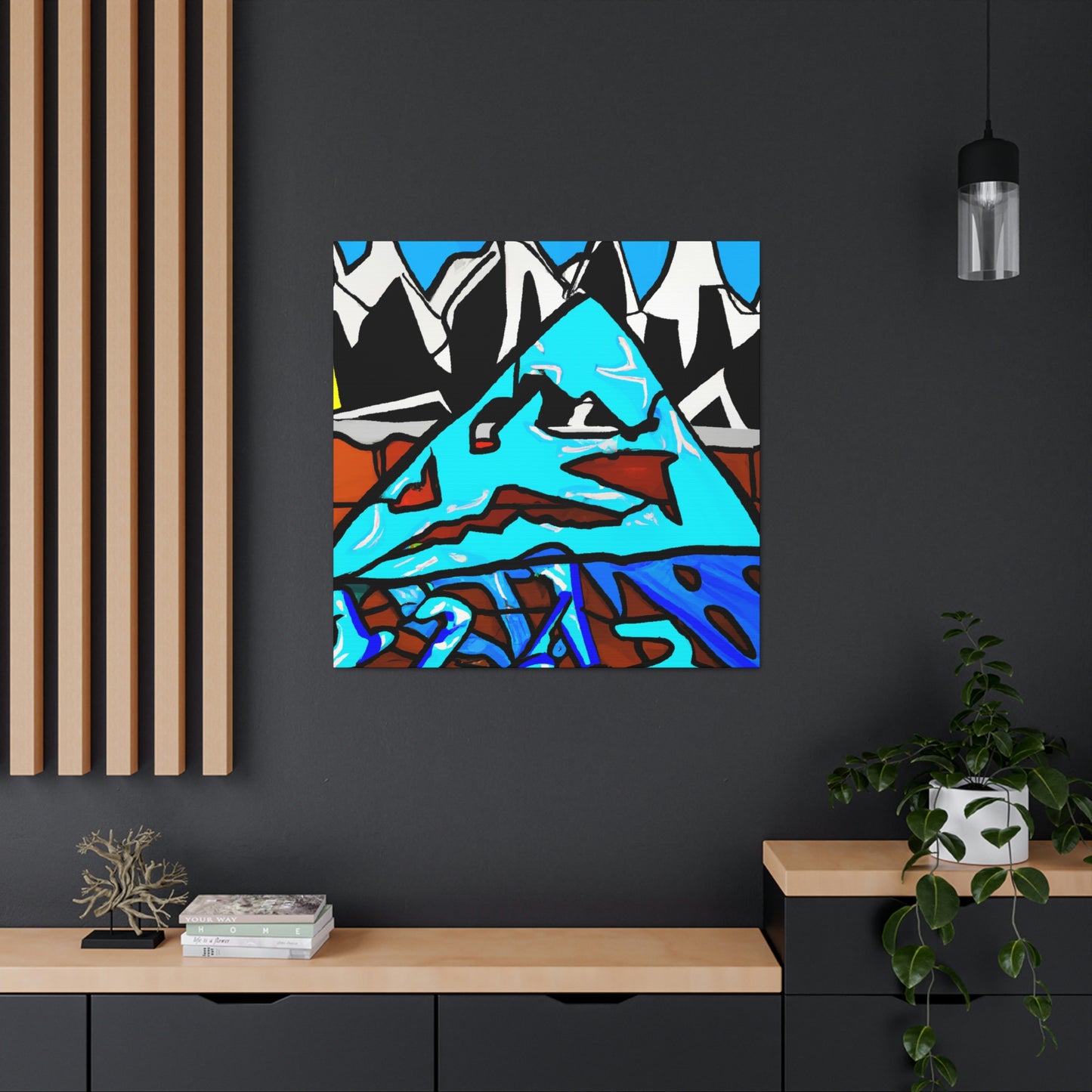 Glacial Majesty Expressed - Canvas