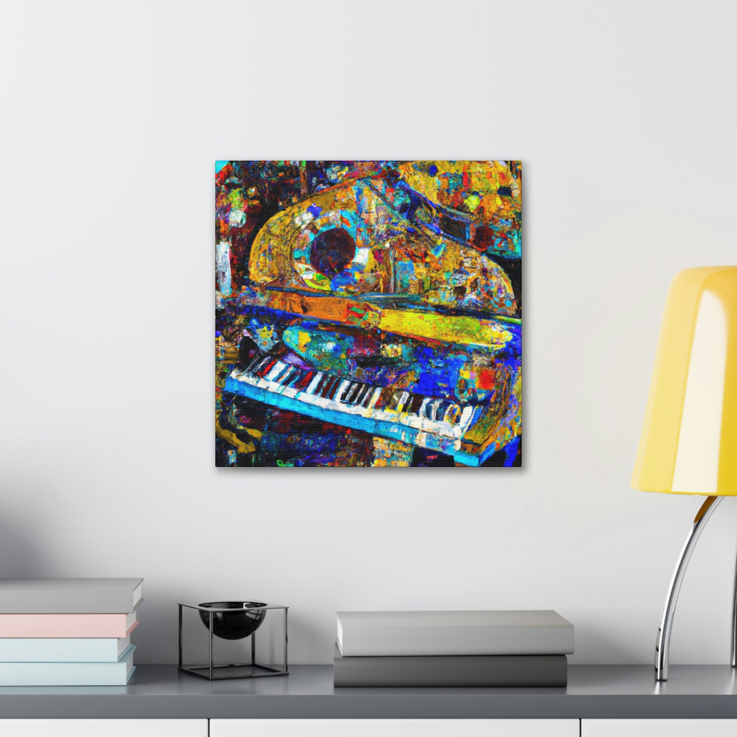 "Piano in Expressionism" - Canvas