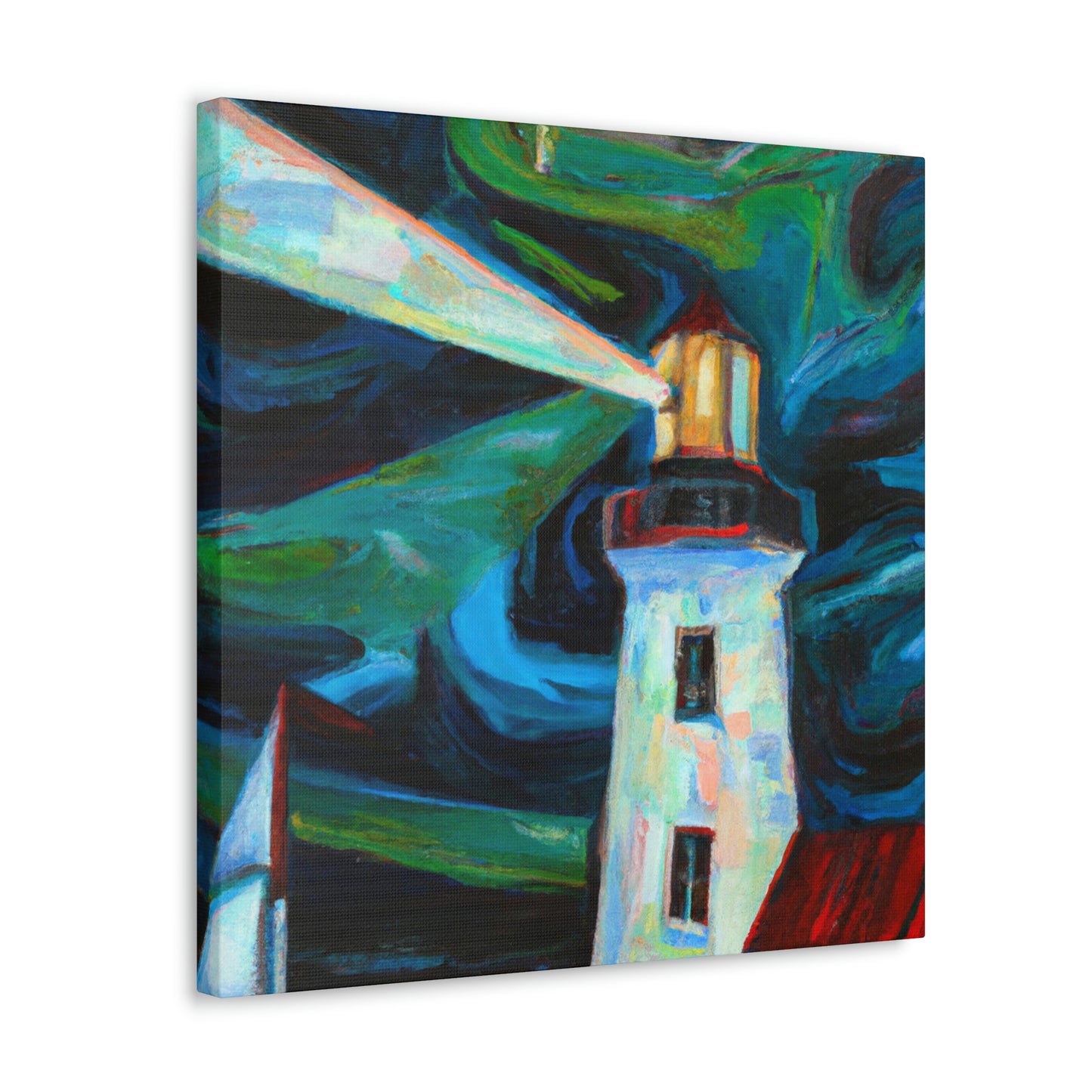 "Lighthouse on the Shore" - Canvas