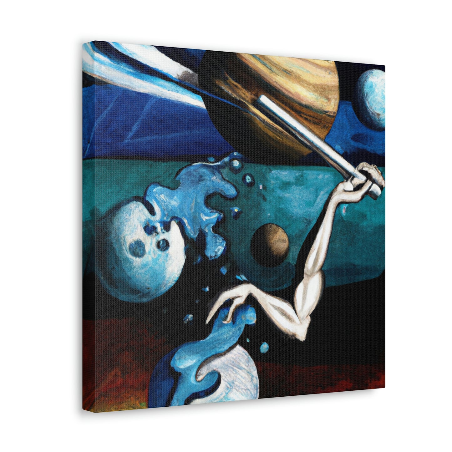 Neptune's Dire Majesty - Canvas