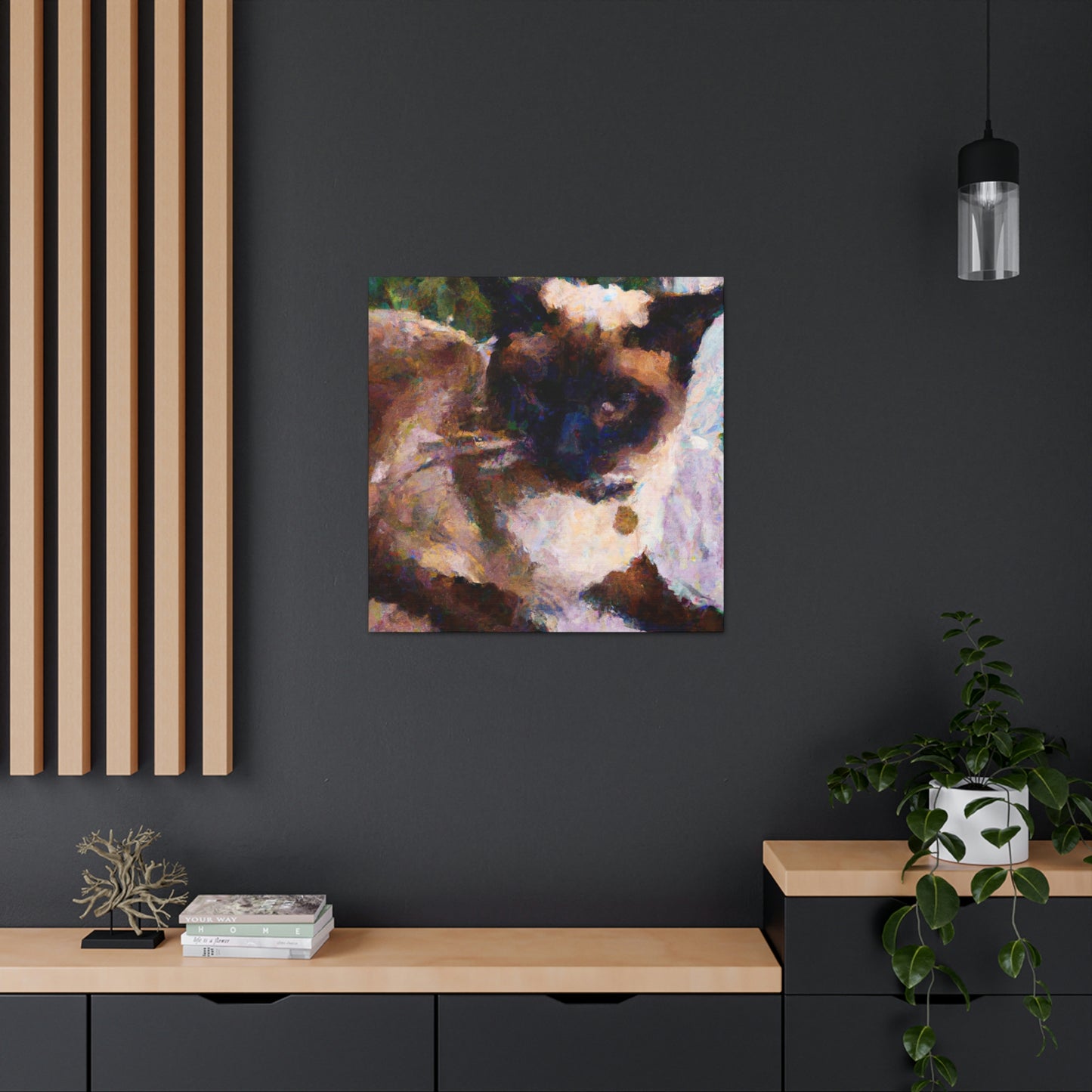 Siamese Post-Impressionism - Canvas