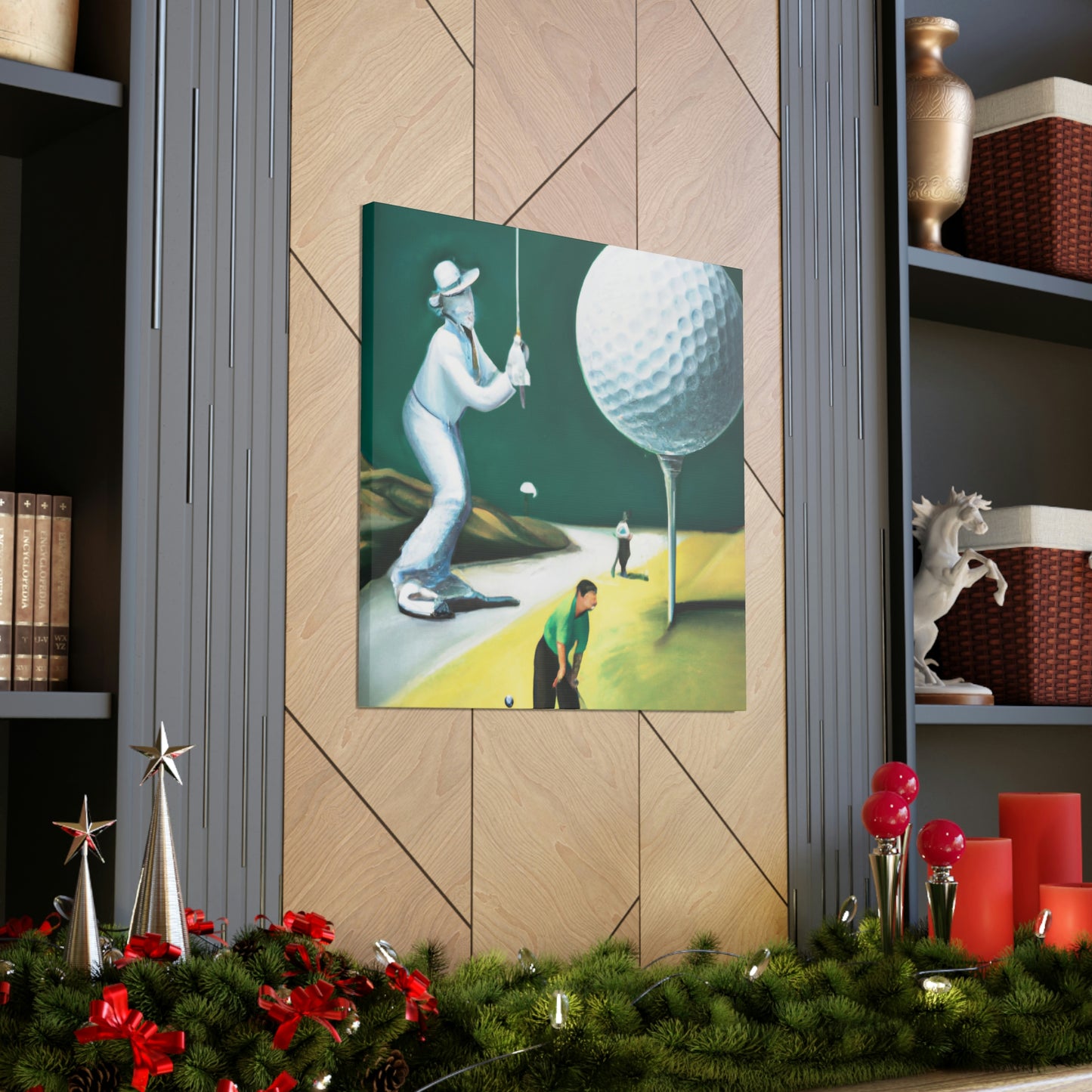 Golfing Through Dreamland - Canvas