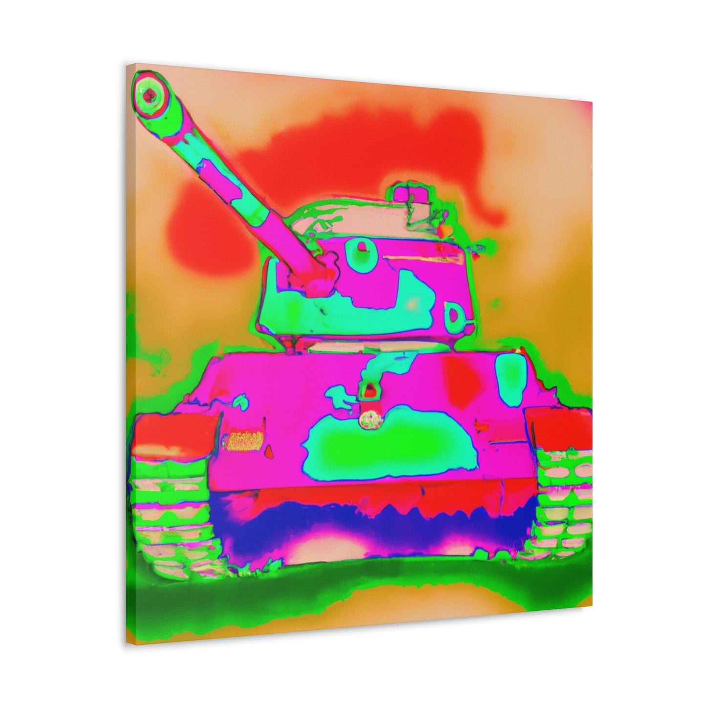 Tank Pop Explosion - Canvas