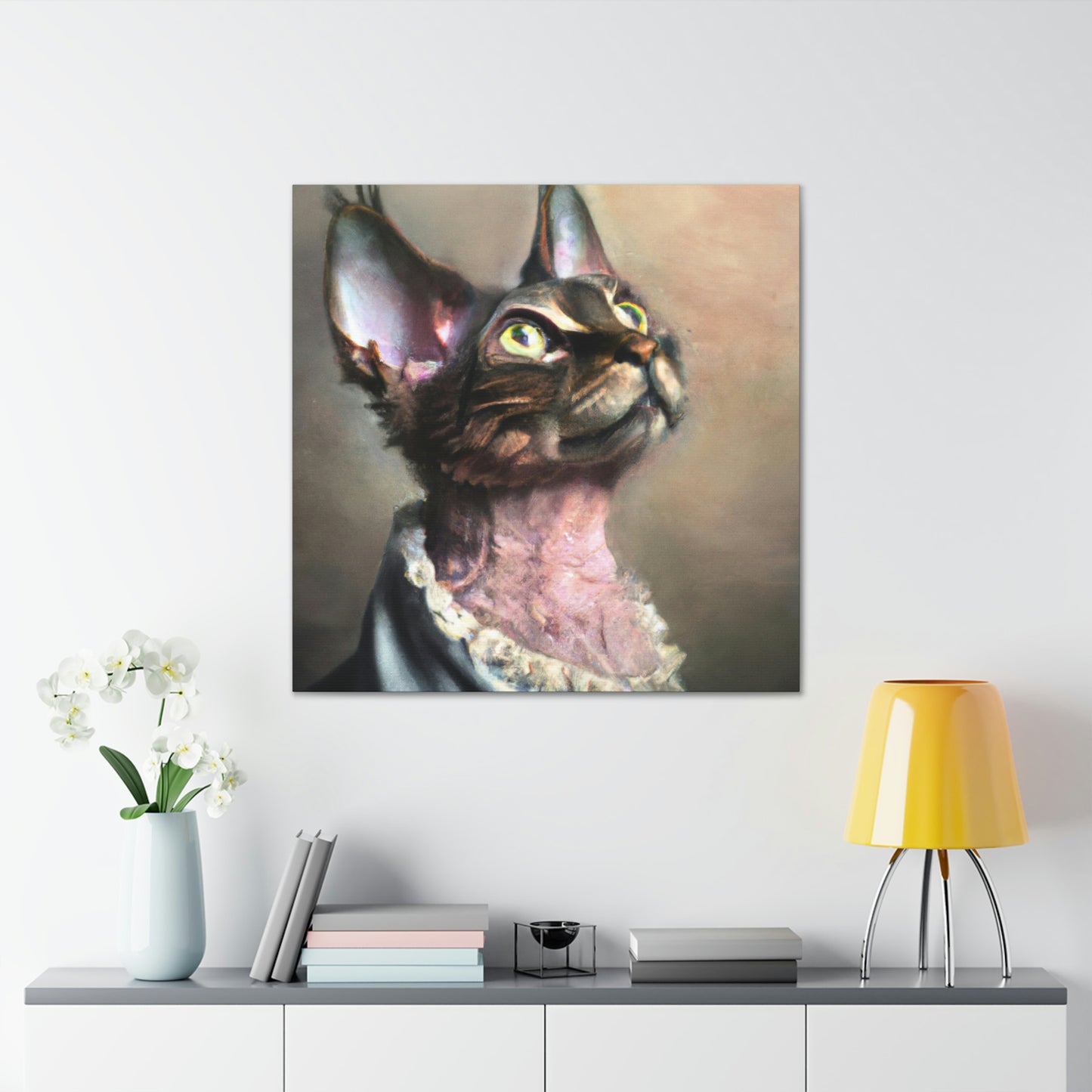 "Rex in Splendid Robes" - Canvas