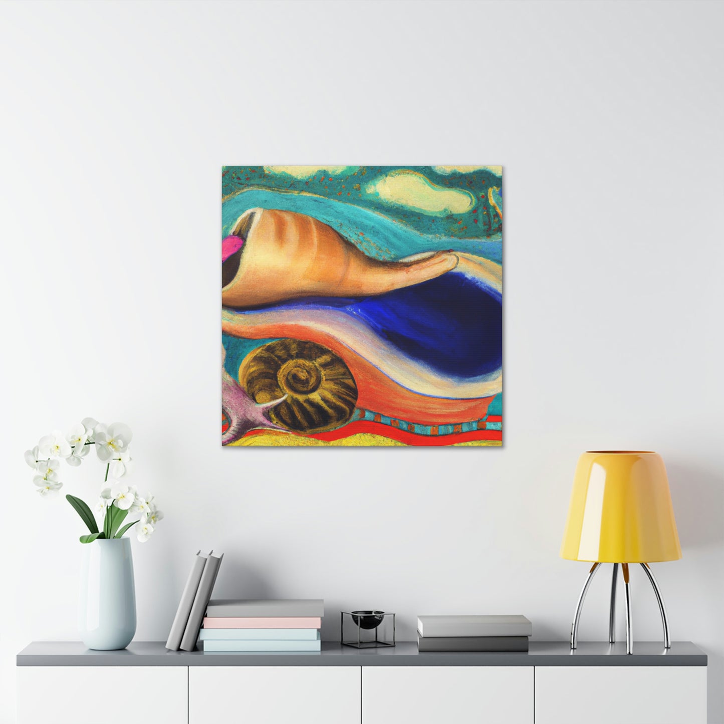 "Sea Shell Symphony" - Canvas