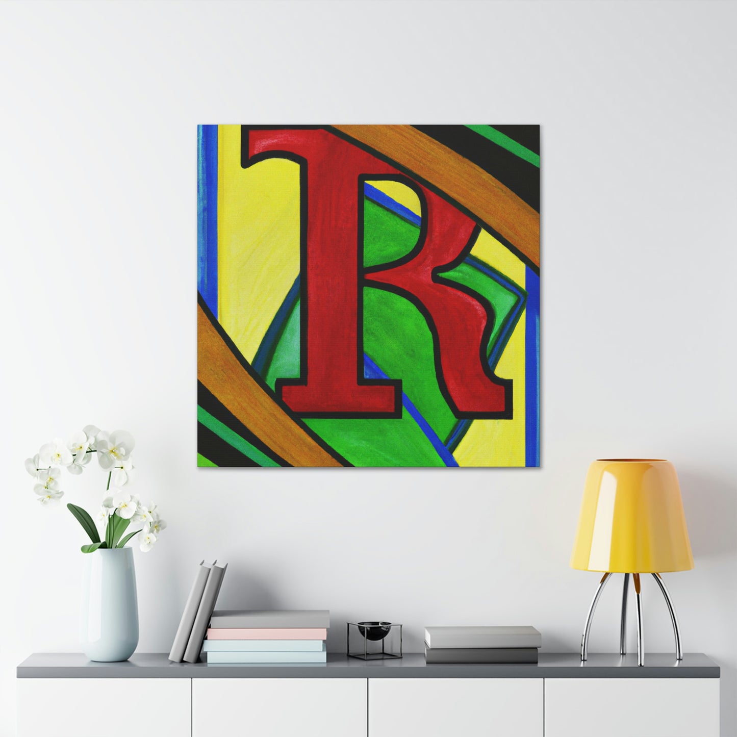 "Rising Art Deco Beauty" - Canvas