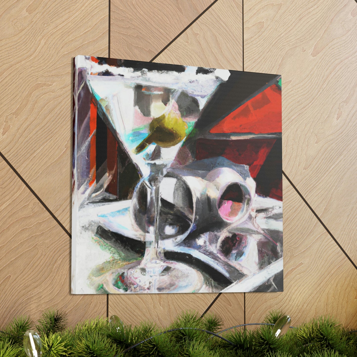 Martini Vibrant Reflection - Canvas