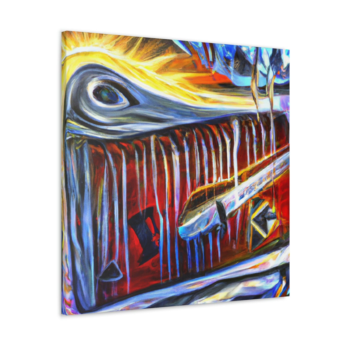 "Harmonica Through Expressionism" - Canvas