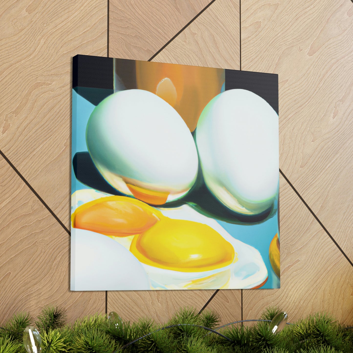 Eggs in Splendor. - Canvas