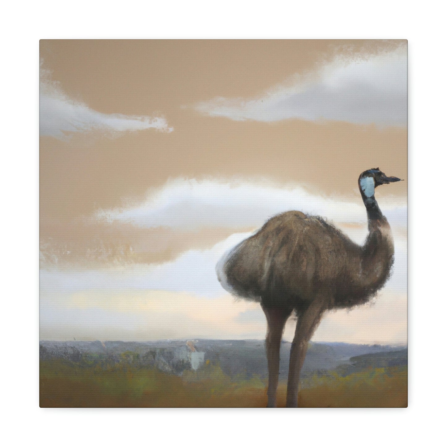 "Emu in Antiquity" - Canvas