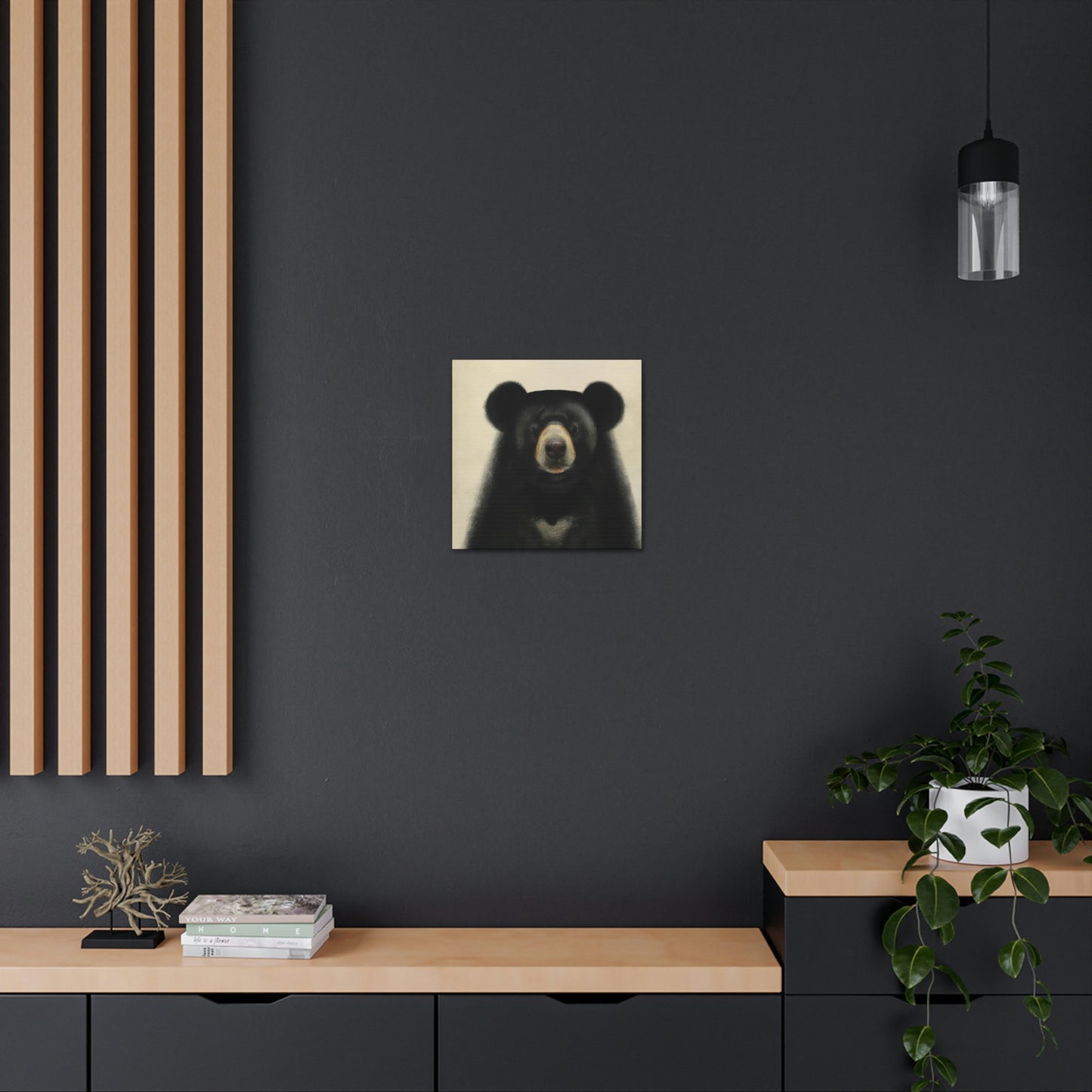 "Asiatic Black Bear Soul" - Canvas