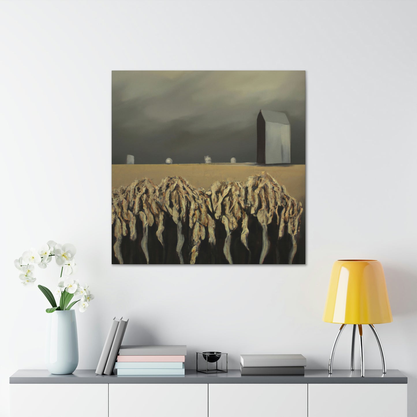 Wheat Field Dreamscape - Canvas