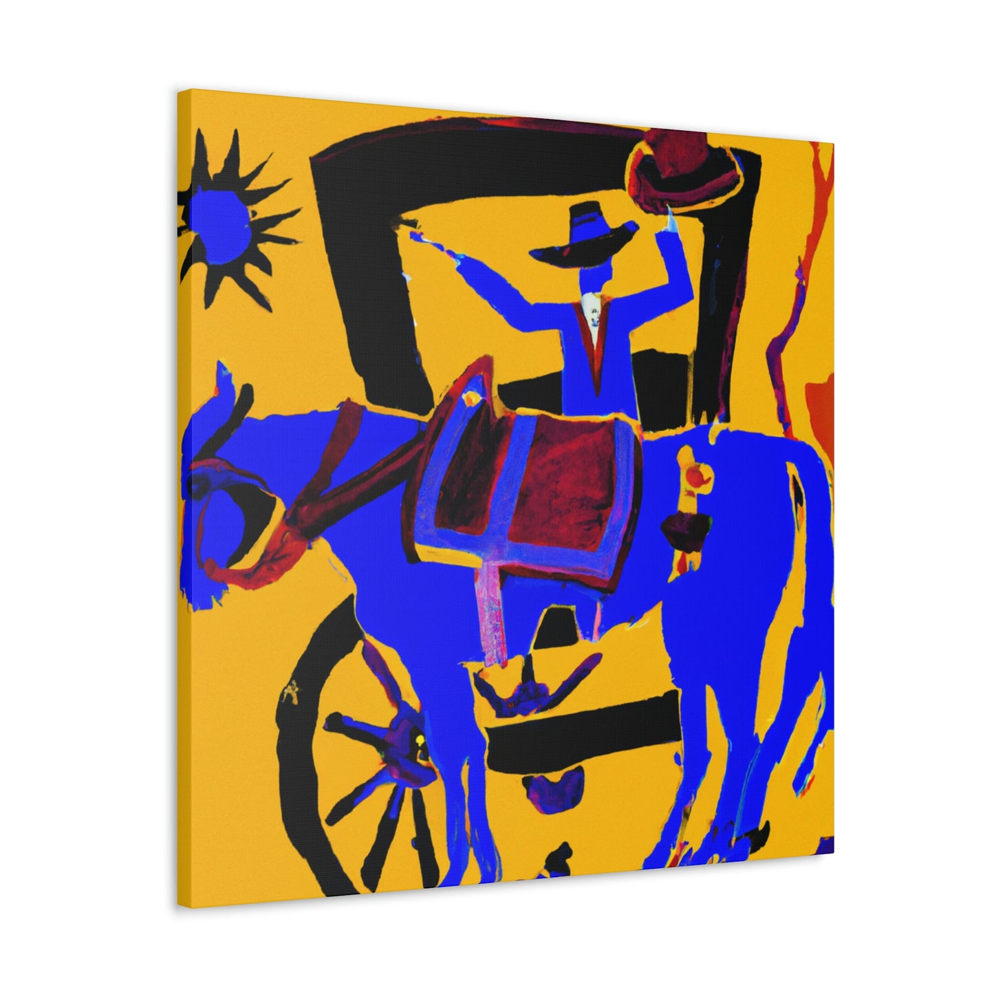 Stagecoach on Canvas - Canvas