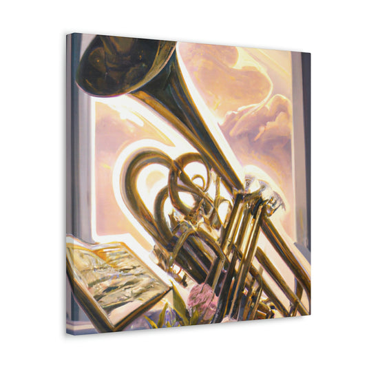 Trombone of the Jazz Age - Canvas